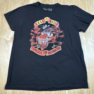 Guns N’ Roses Appetite For Destruction Men Size XL Black Short Sleeve T-Shirt